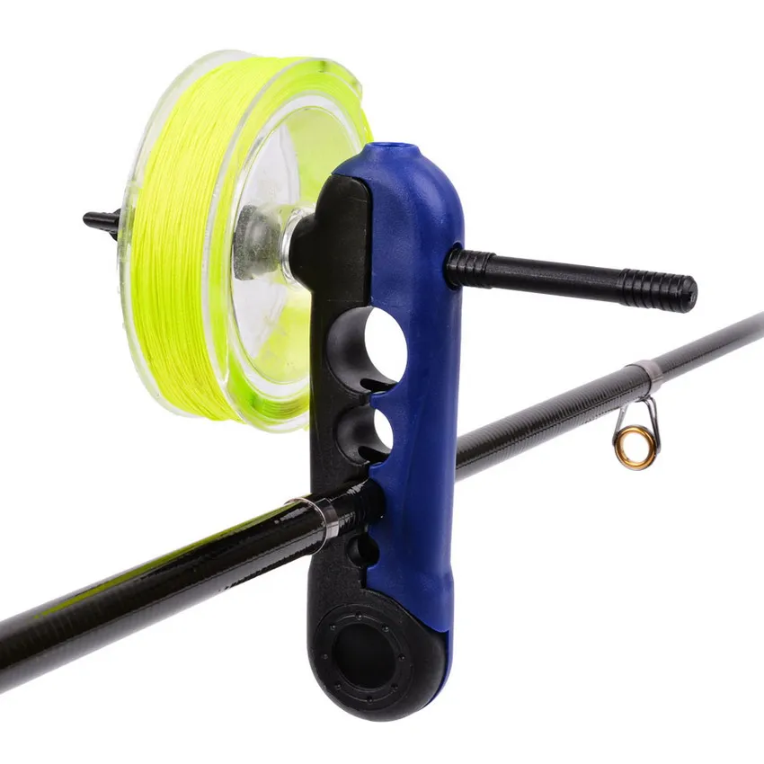 

Mini Portable Universal Fishing Line Spooler Accessories Adjustable for Various Sizes Rod Bobbin Reel Winder Board Spool Line
