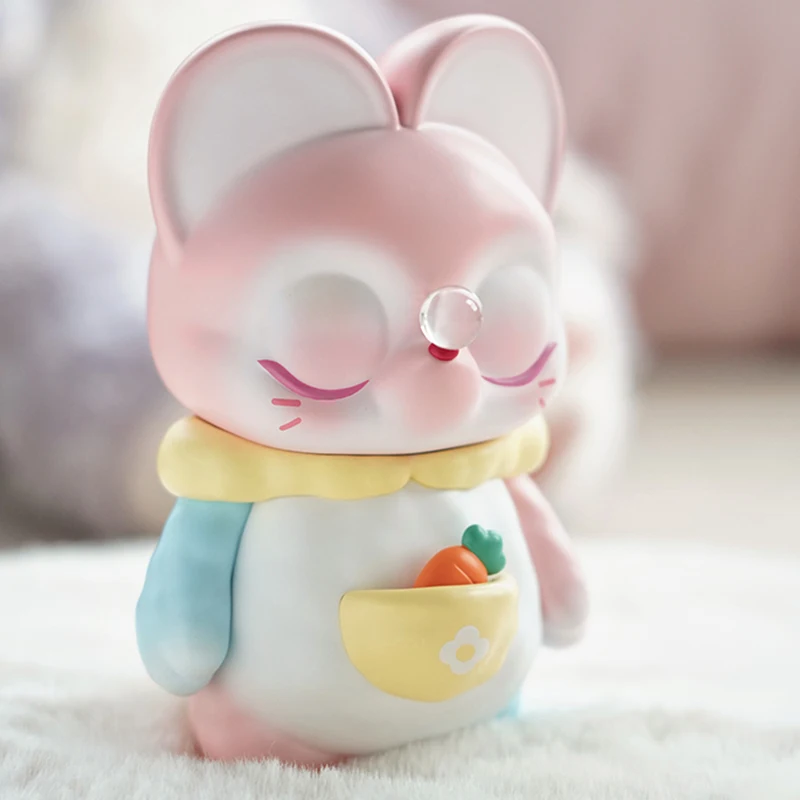 

Fubobo Happiness Satiety Sleepwalking Rabbit Satiety Blind Box Toys Kawaii Doll Caja Ciega Action Figure Toys Model Mystery Box