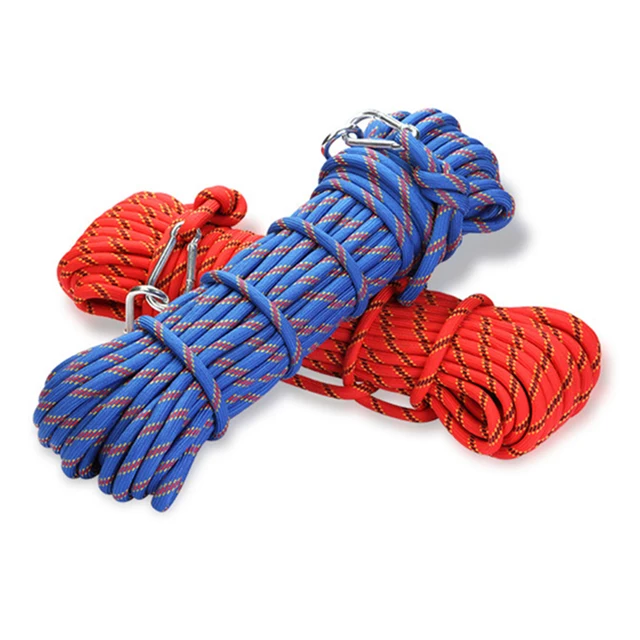 10M/15M/20M/30M Climbing Rope Outdoor Rescue Rope Climbing Safety Rope Paracord Insurance Escape Rope Hiking Survival Tool 6