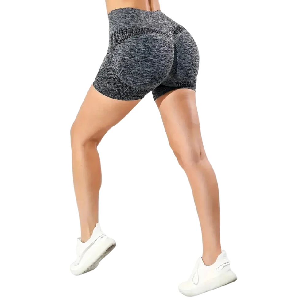 Женские персиковые шорты для йоги с высокой талией тренировок фитнеса подтяжки