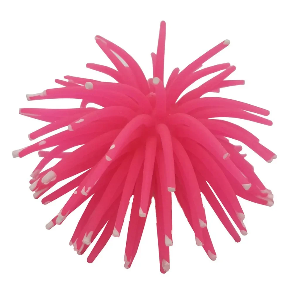 1 шт. аквариумный морской урчин пейзаж Красочные Имитационные силиконовые Водные