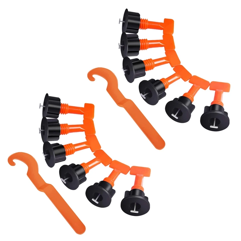 

1000Pcstile Leveling Clips Tile Leveling System Kit ,200Pcs Tile Leveler Spacers, Wrenches ,Tile Installation Tool Kit