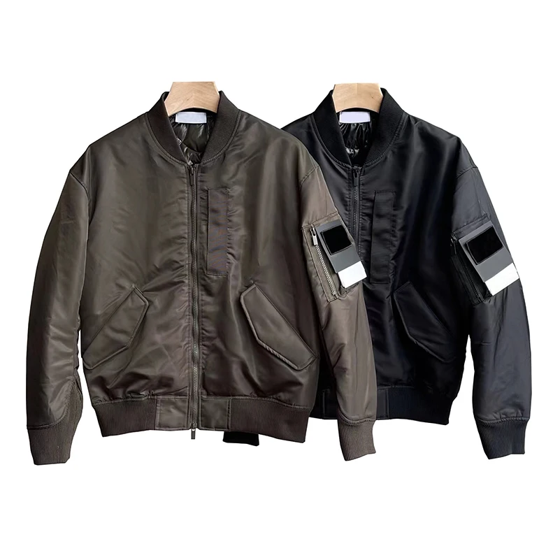

Winter Down Jacket Thicken Men's Baseball Jacket Stand Collar Windproof Waterproof Lightweight Warm Zipper Doudoune Homme MA636