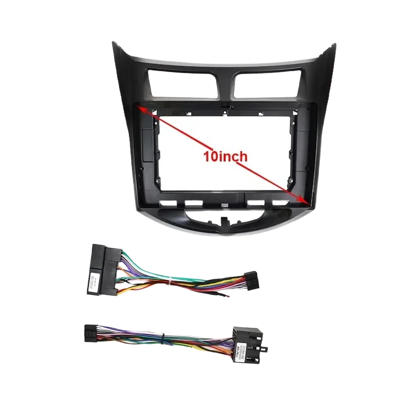 Для HYUNDAI 2011-2014 VERNA l-25 ACCENT 9 дюймов автомобильный CD-радио пластиковая панель приборной панели рамка GPS Android мультимедийные кабели (art.: 3920ce4e98e66) - 3920ce4e98e66