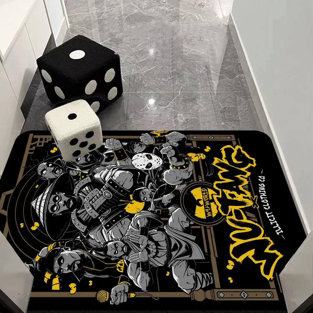 Кухонный коврик WU TANG CLAN Band дешевый противоскользящий современный для гостиной