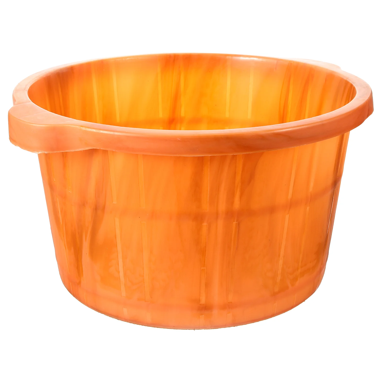 

Wood Grain Foot Bath Basin Large Foot Soaking Basin Reusable Foot Spa Tub for Women