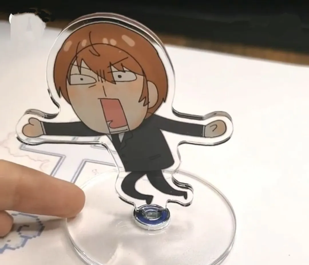Yagami светильник вращающаяся акриловая подставка Смешные фигурки Display DEATH NOTE