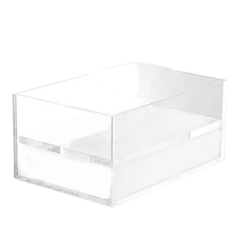 

Прямоугольный диспенсер для салфеток, органайзер, коробка, прозрачная коробка для салфеток для лица, чехол-держатель с крышкой сверху для ванной комнаты, офисного стола