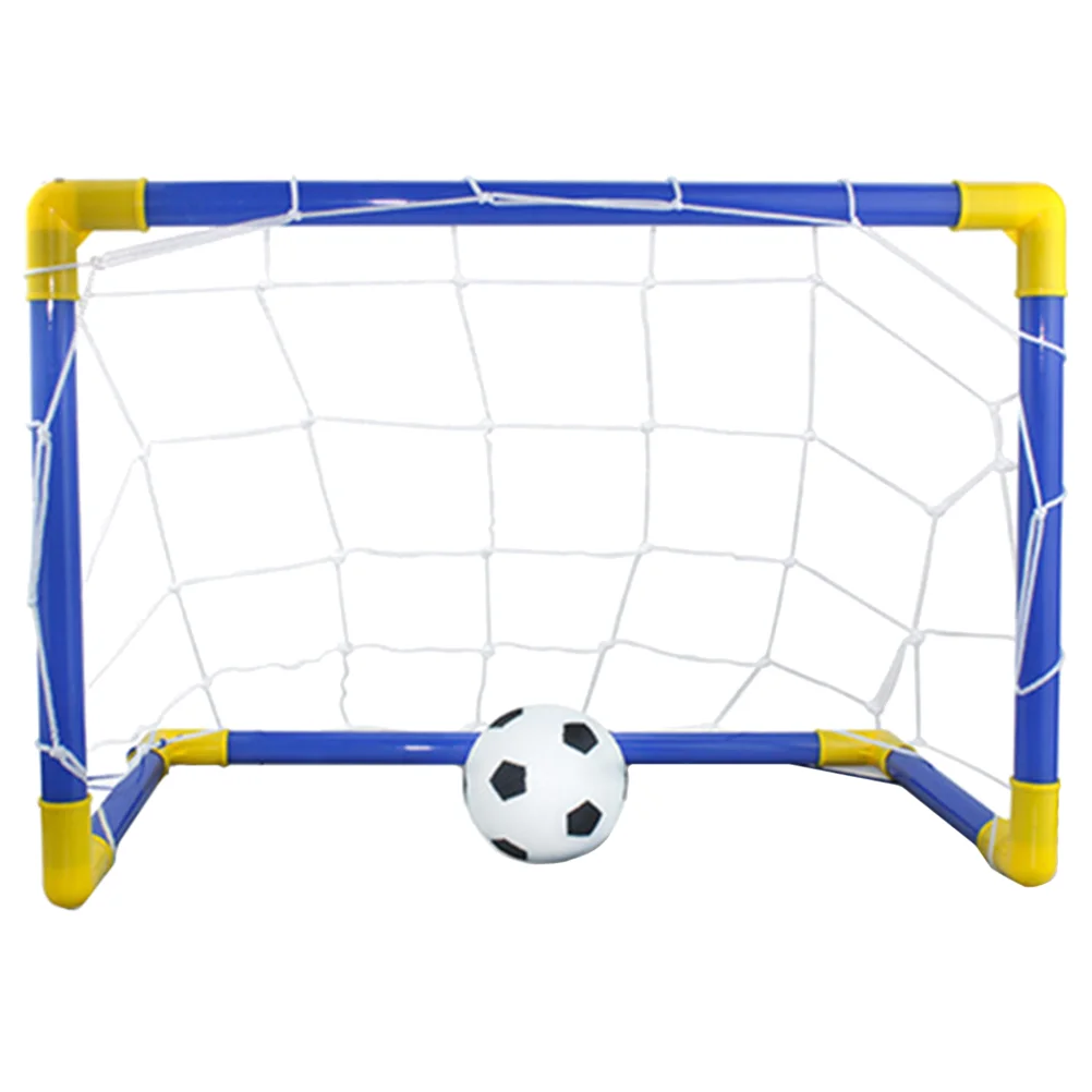 

Soccer Goal Set, Football Net Door Set Game Outdoor Toys, Net and Set with Pump, Folding Goal for Indoor Backyard Play