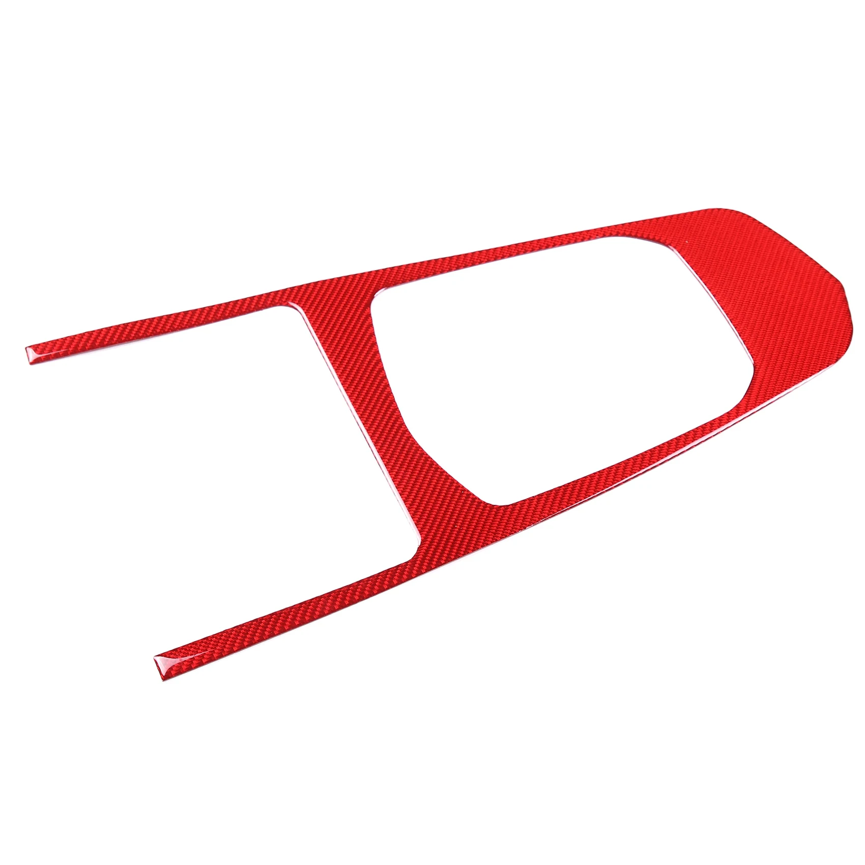 

Car Soft Carbon Fiber Central Control Gear Panel Cover Trim Stickers for-BMW Z4 G29 2017-2020 Red