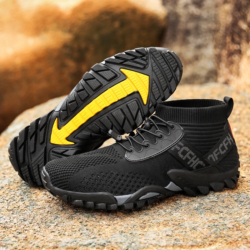 Summer Unisex Trekking Hiking Shoes Mesh Breathable Casual Men Sneakers Outdoor Non-slip Women Light Wading Shoes