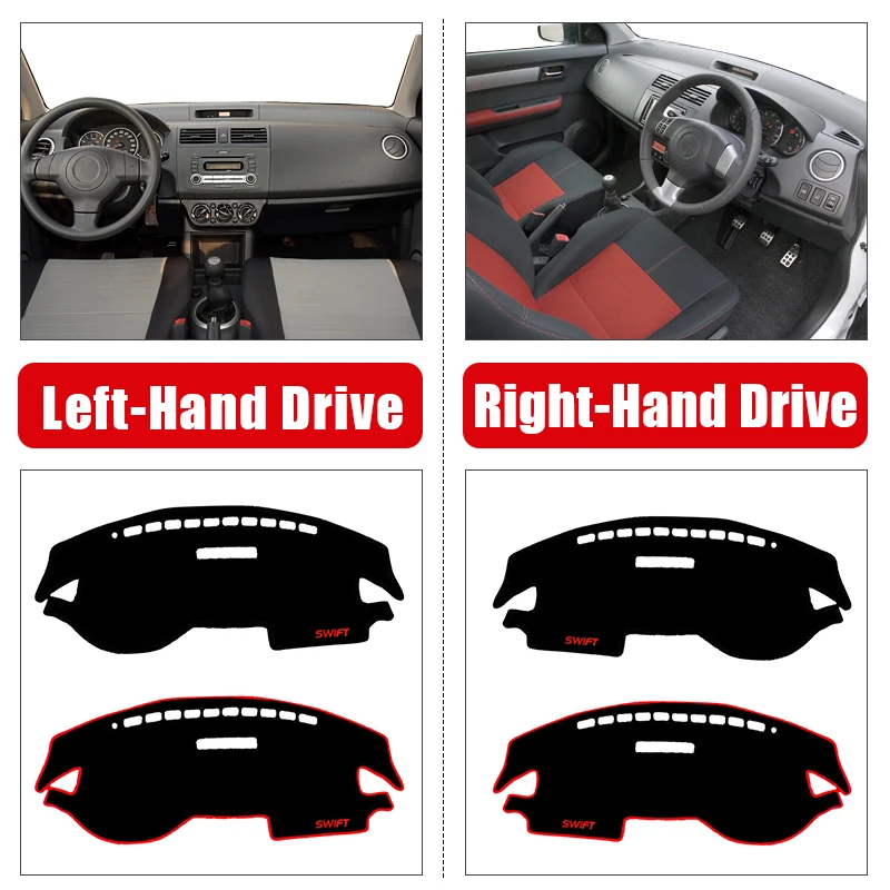 Автомобильные аксессуары для Suzuki Swift Sport 2005 2006 2007 2008 2009 2010 крышка приборной панели