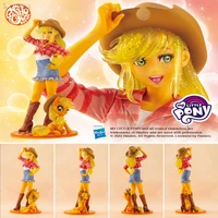 Original Anime Girl My Little Pony：Friendship Is Magic Applejack Anime Figure Deluxe Edition Model Toy Collectible Gifts for Boy