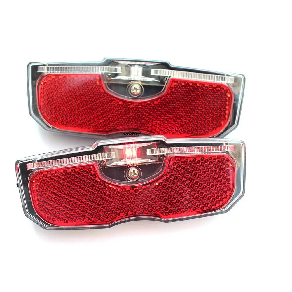 

Cycling Bicycle Rear Reflector Tail Light For Luggage Rack NO Battery Reflective Taillight Outdoor Riding Bicycle Accessoris