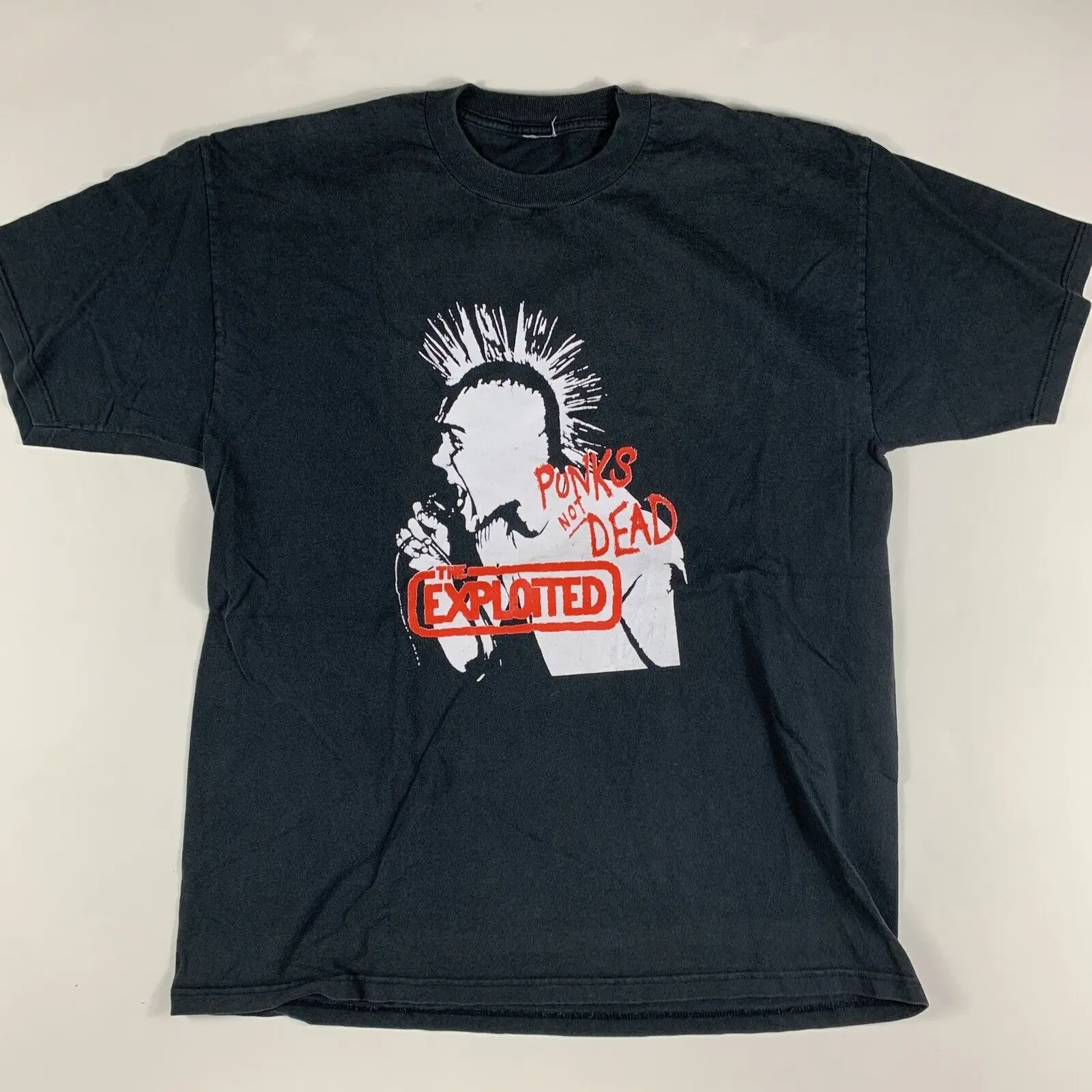 Винтажная футболка с изображением группы The Exploited размер Xl в стиле панк