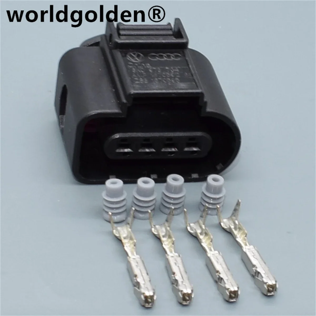 Worldgolden 1set Авто 4-контактный разъем 8K 0973704 1670592 водонепроницаемый датчика 8К0 973 704 с