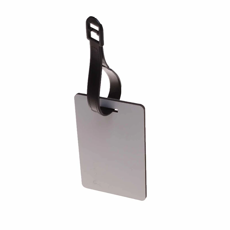 Двусторонняя сублимационная пустая бирка для багажа с именем идентификационная