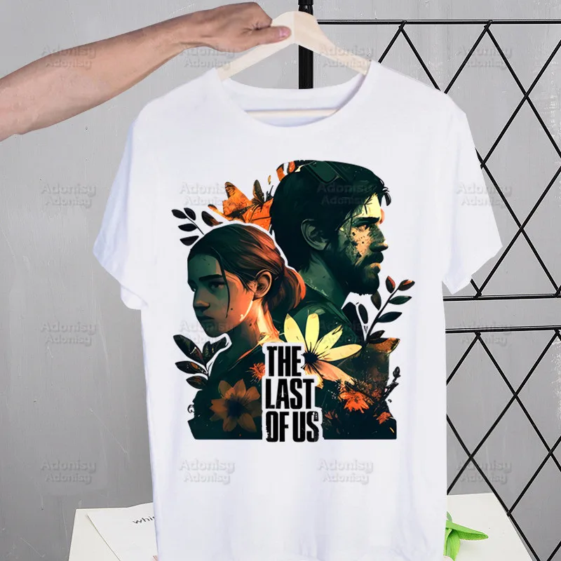 

Футболка с надписью «The Last of Us» в стиле Элли светлячков