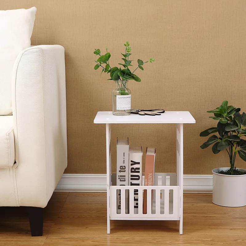 

European Style Bedside Modern Minimalist Coffee Table Magazine Table Rural Living Room Small Square Casual Side Table