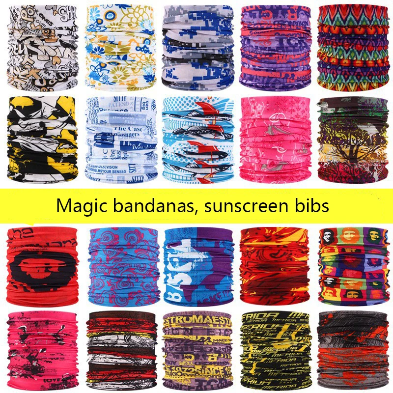 

1Pcs Seamless Magic Bandana Unisex Cycling Riding Mask Bandana Running headband Windproof Sunscreen bib scarf