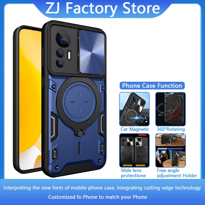 Чехол для Xiaomi 12 Lite сдвижной чехол объектива камеры армированный телефонный Xiomi