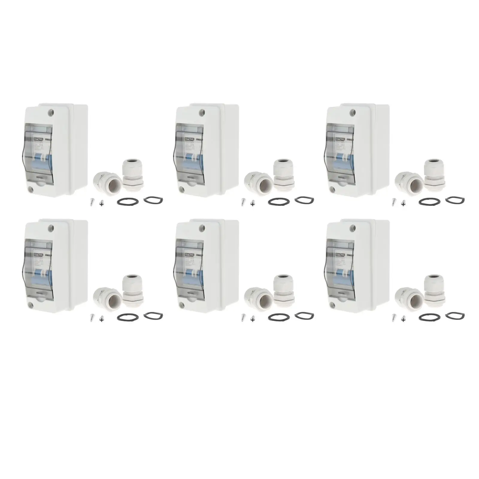 

DC12V~240V Miniature Circuit Breaker IP65 Waterproof Pv Combiner Box with Junction Box Distribution Box