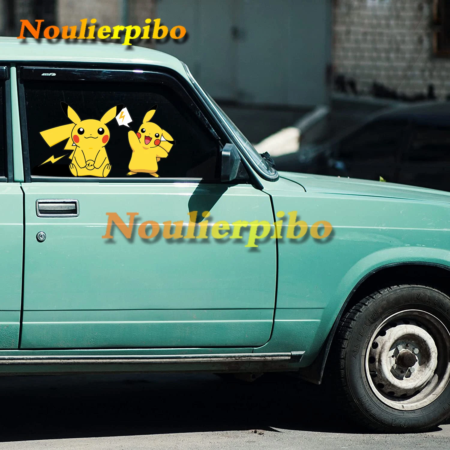 Изысканная аниме наклейка на автомобиль с покемоном искусство из ПВХ узор