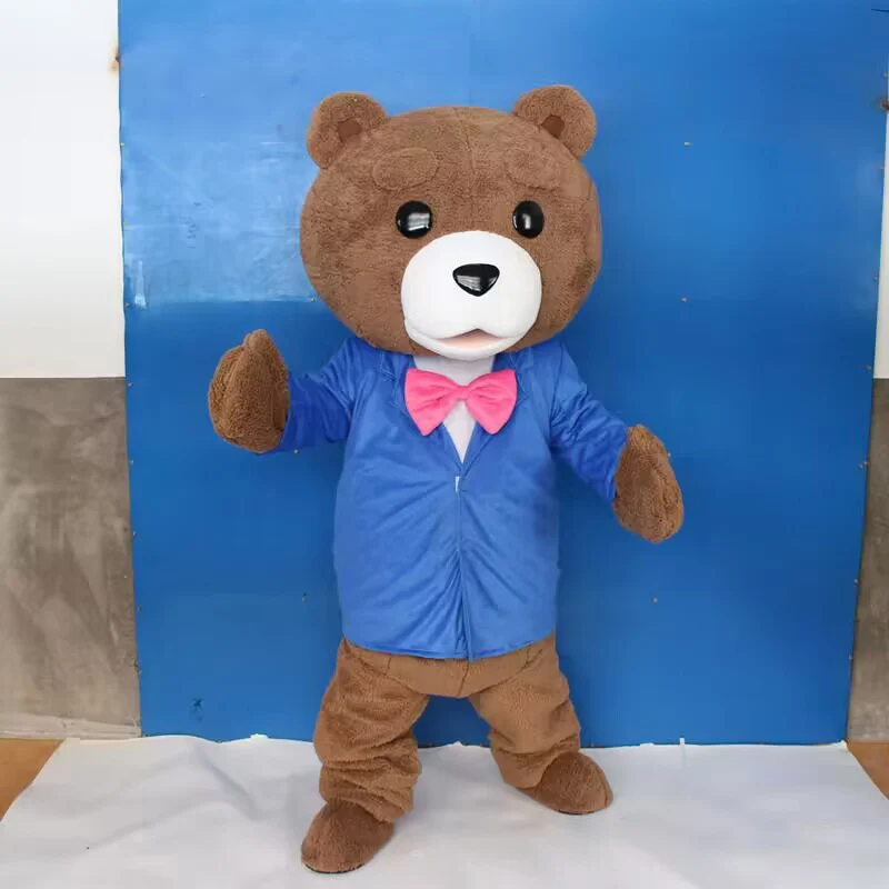 Новый мультяшный костюм куклы льва волшебный талисмана плюшевого милого медведя