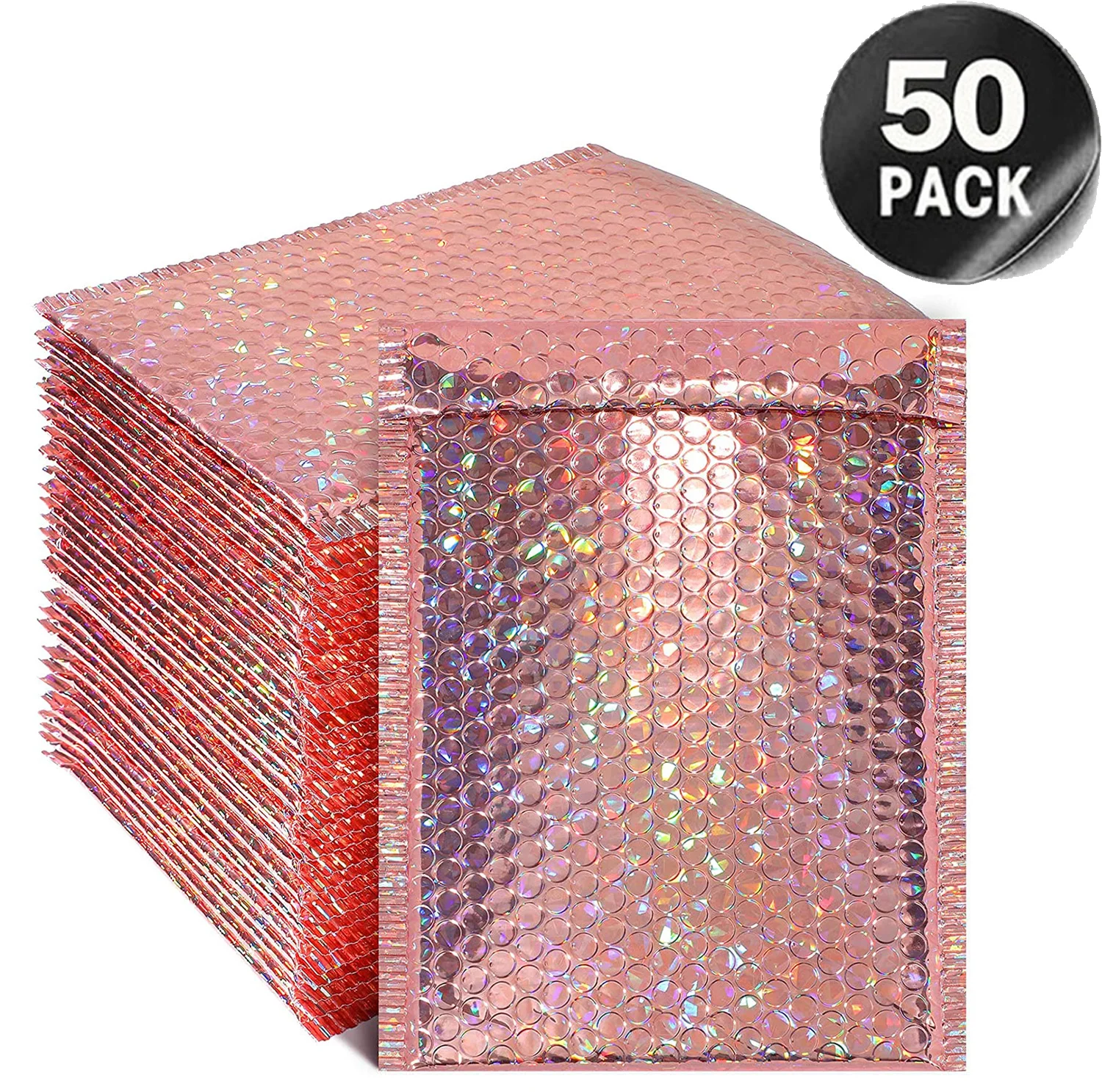 Конверты Пузырьковые с лазерной пудрой