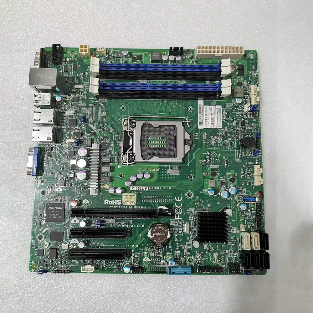 X10SLL-F для серверной материнской платы Supermicro DDR3 LGA1150 E3-1200 v3/v4 4-го поколения