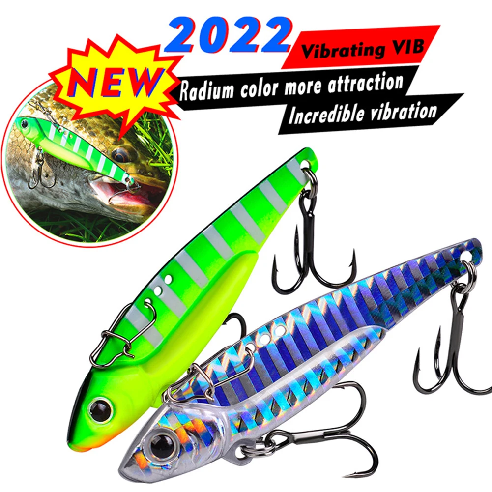 

20g Metal VIB Fishing Lures 3D Eyes Long Casting Artificial Vibration Hard Bait Bass Pike Tackle for Bass Pike Perch Fishing