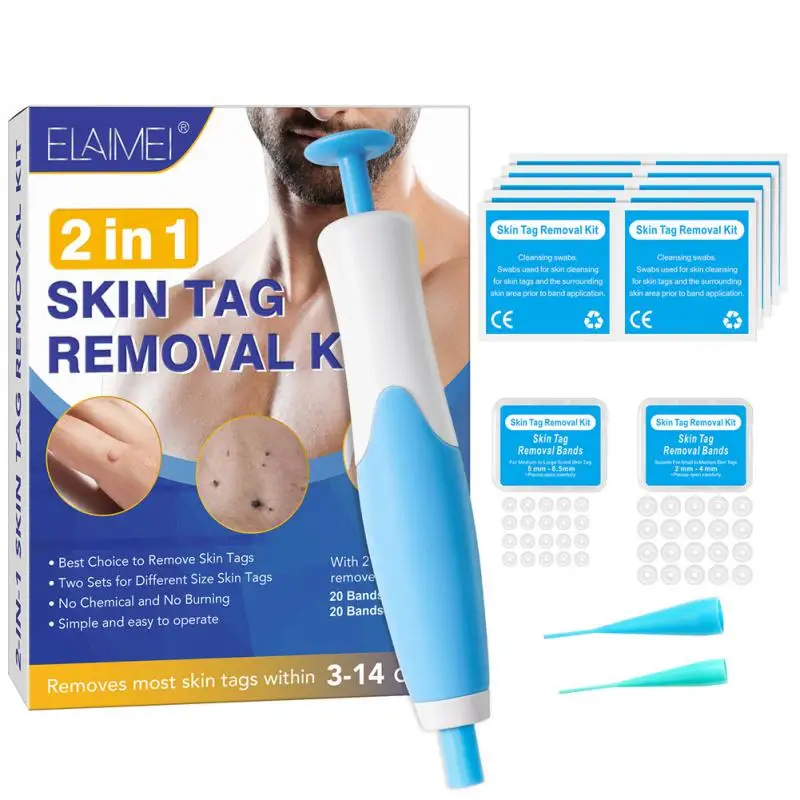 

Auto Skin Tag Remover Double Headed Painless Mole Wart Remover Skin Tag Removal Pen Wart Dot Corn Treatments Plantar Facial Care