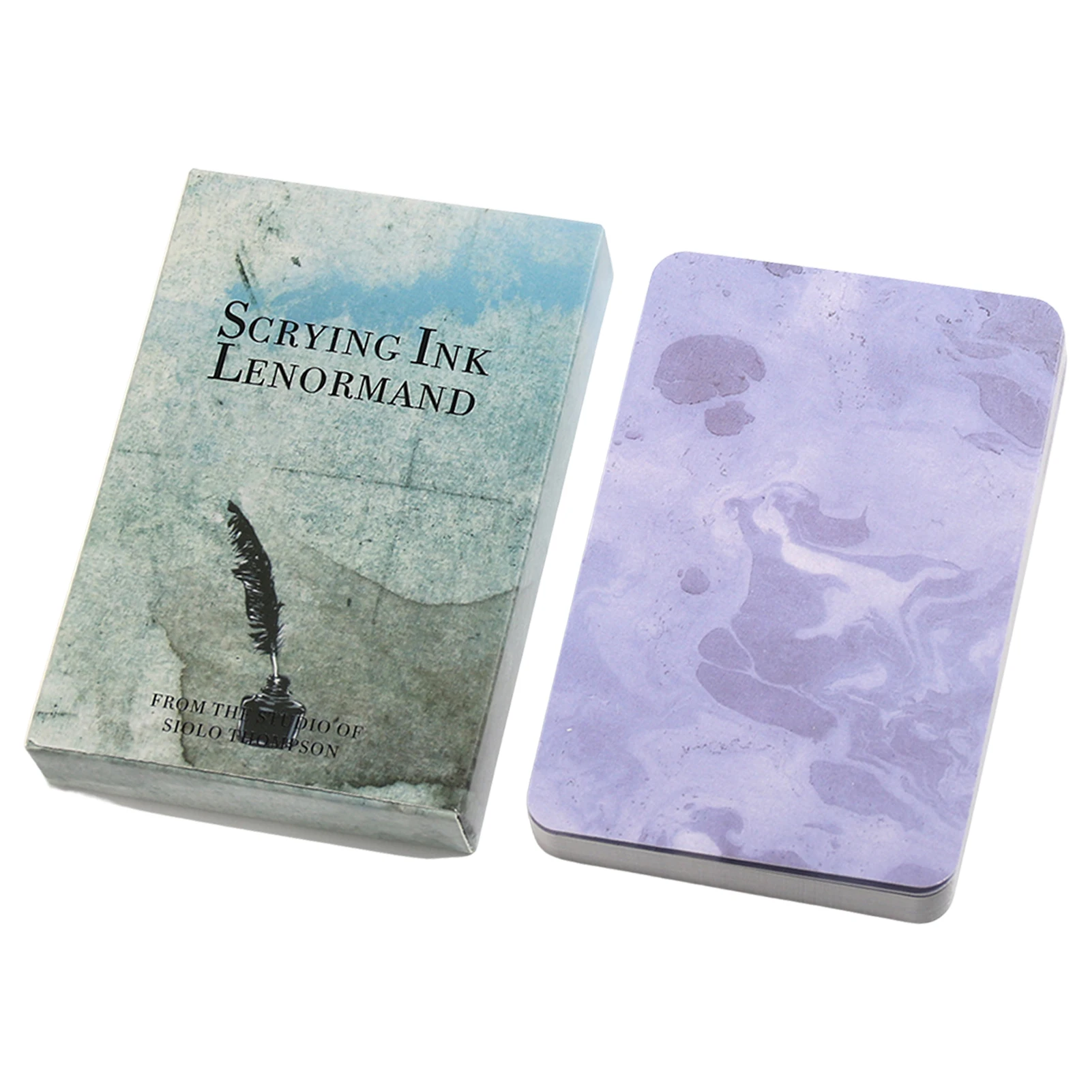 

The Scrying Ink Lenormand Is A Deck 36 Card Pocket Sized Deck Tarot And Oracle Tarot Cards English Playing Cards Personal Use