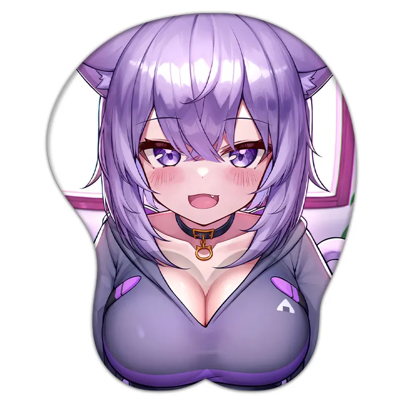 

Game Anime Nekomata Okayu Hololive Cosplay Sexy Otaku 3D Milk Silk Gaming Mouse Pad Cartoon Wrist Rest Mousepad Xmas Gifts