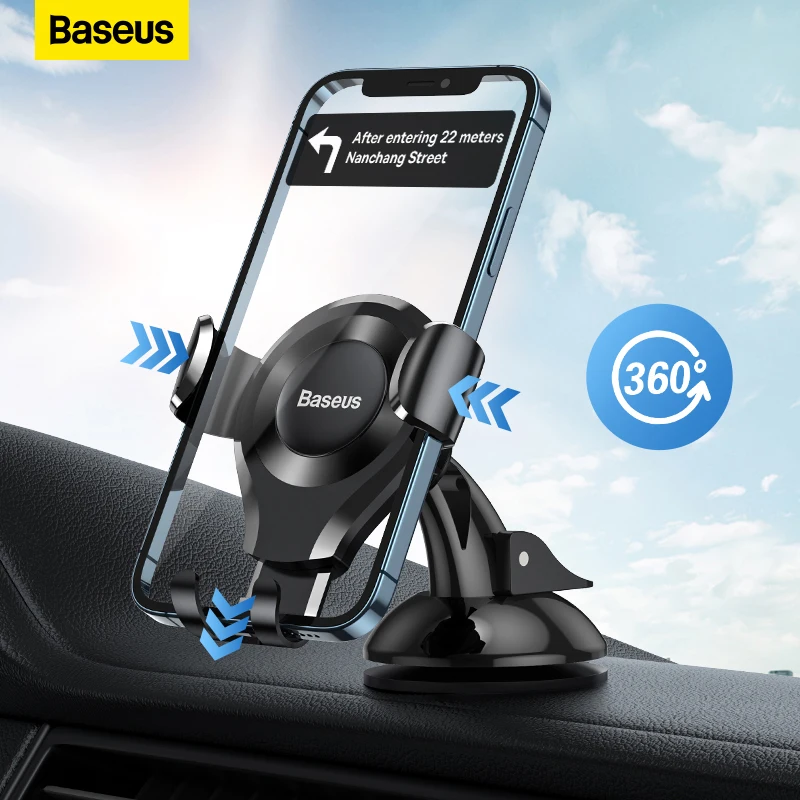 

Baseus Car Phone Holder for iPhone Auto Gravity Dashboard Sucker Car Cellphone Moible Phone Support Samsung/Xiaomi/Huawei Holder