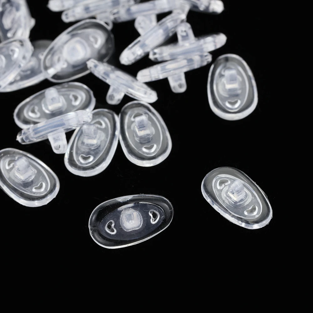 Ввинчиваемая пара мягких силиконовых носоупоров для очков и Нескользящие 13 мм