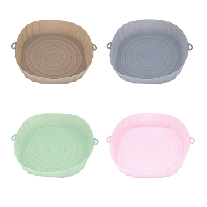 

Air Fryer Mat Baking Tray Reusable Multipurpose Silicone Grill Mat Air Fryer Replacement Baking Tray Accessories