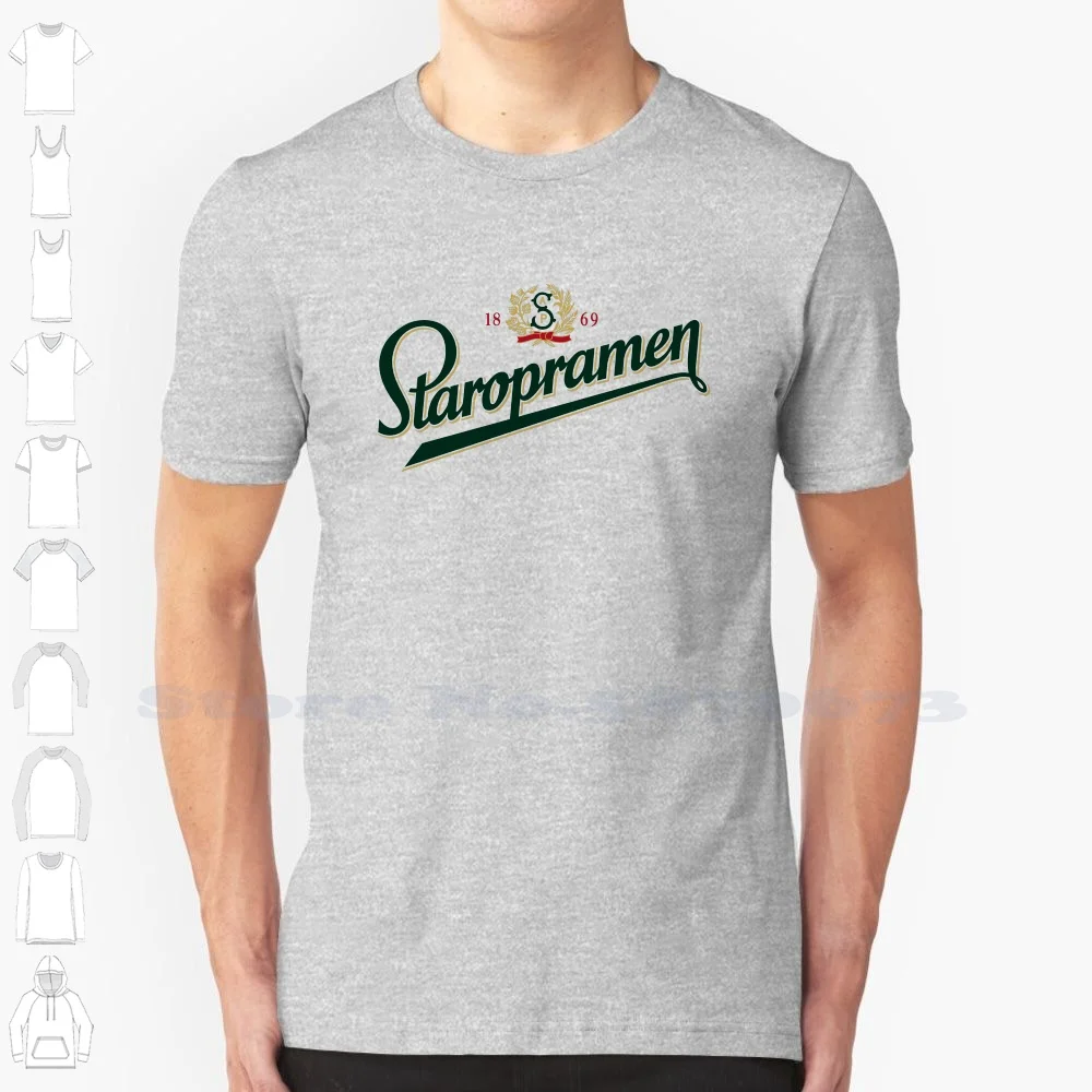 

Staropramen Logo Brand Logo 2023 Streetwear T Shirt Top Quality Graphic Tees