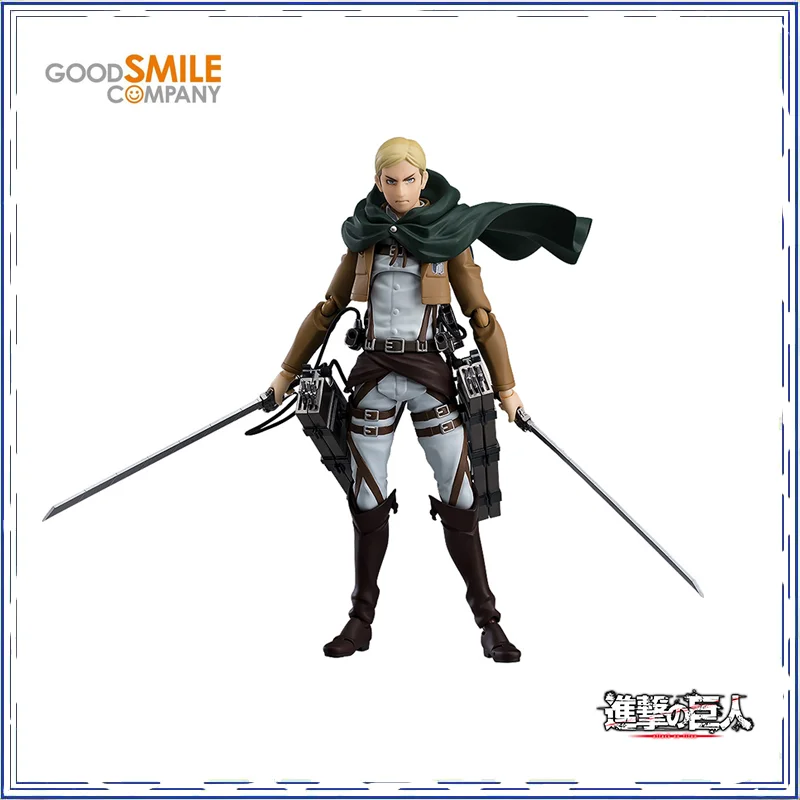 

GSC Max Factory figma#446 Attack on Titan action figure Erwin Smith Anime figure Active joint Brand new genuine In shelf