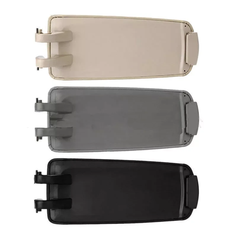 

1 Upgrade Car Center Console Armrest Lid Leather Car Armrest Latch Cover For Audi A4 B6 B7 2002-2007 Auto Interior Accessories