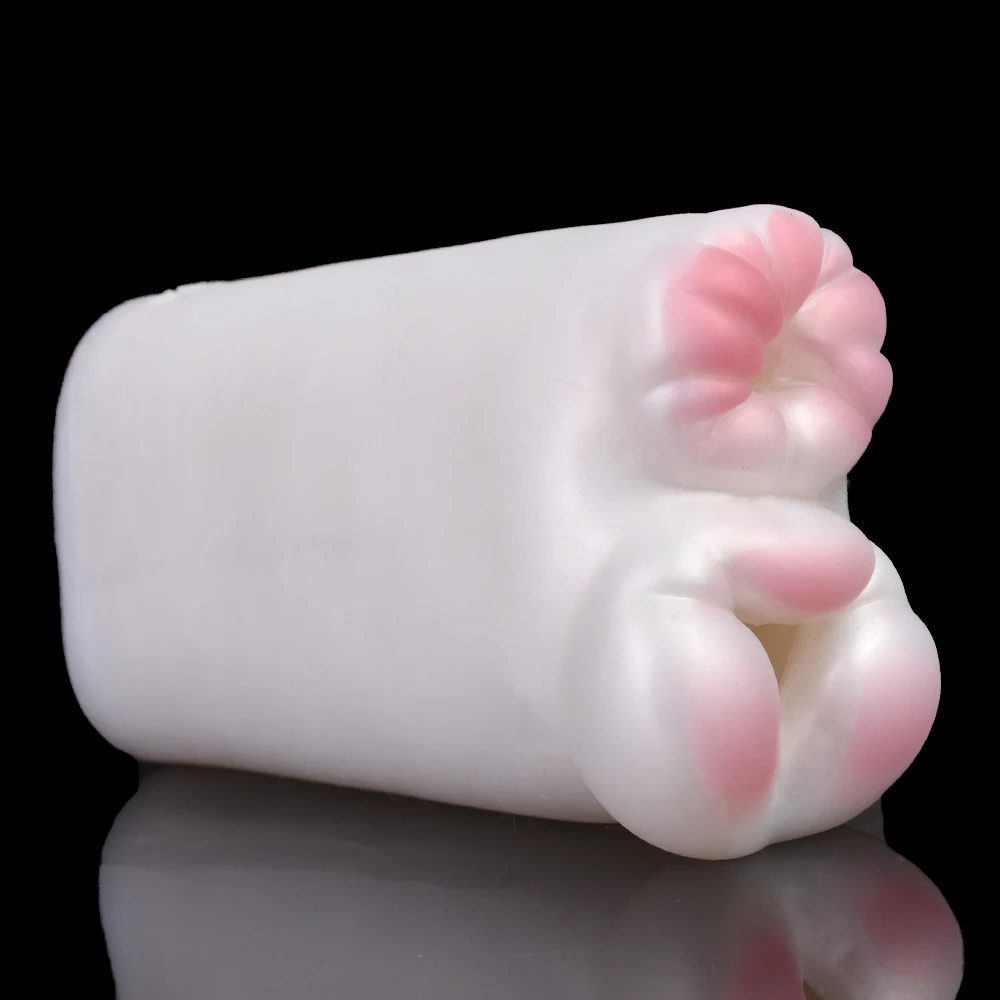 Мужская чашка для мастурбации GEEBA с искусственным мехом 3 в 1 мягкие силиконовые