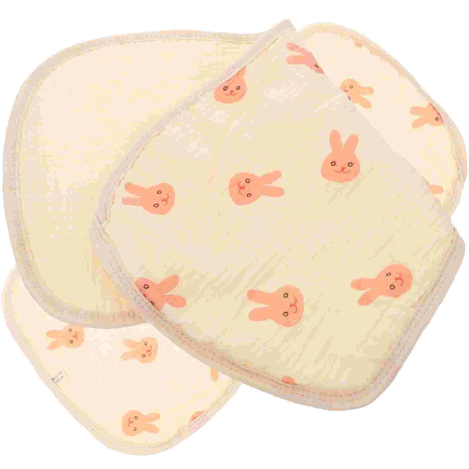 

2 Pcs Bibs Saliva Burp Towels Boy Cloths Baby Drool Convenient Pads Newborn Shoulder Infant