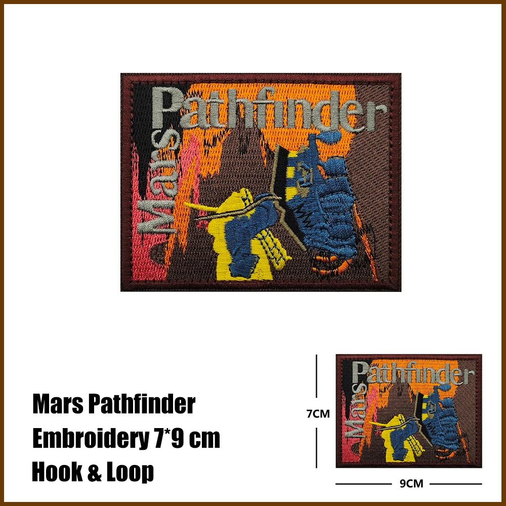 США Космическая сила Вышивка MARS PATHFINDER Мемориальная тканевая нашивка Пришитая