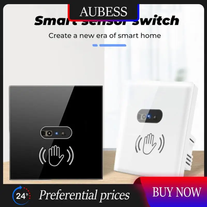 

2/3/5 шт. панельный Интеллектуальный переключатель из закаленного стекла Стандартный ЕС переключатель 86 Тип инфракрасный сенсорный переключатель не нужен для умного дома