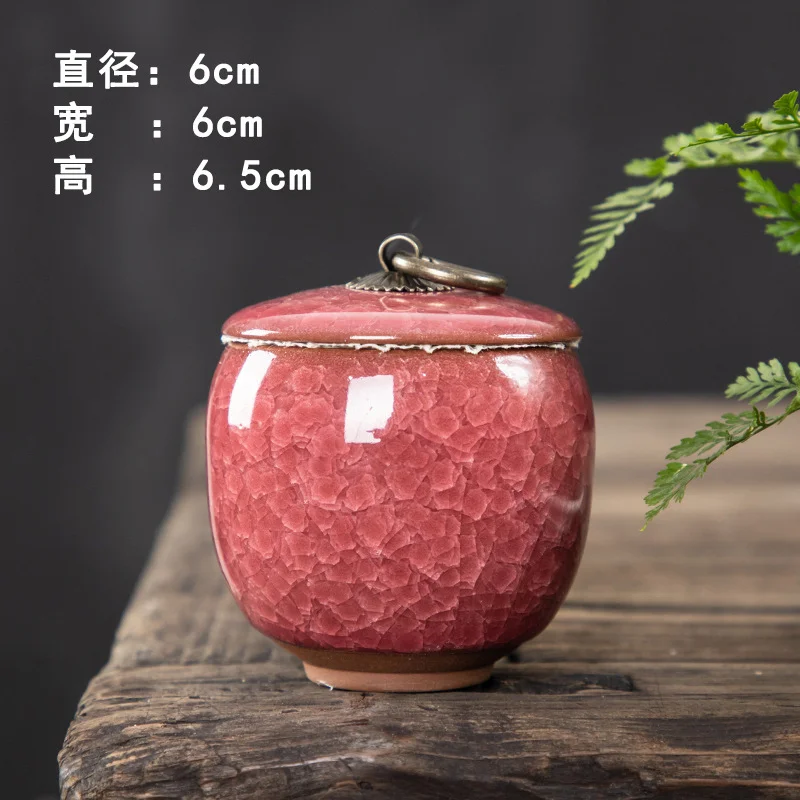 

Керамический чайный контейнер с трещинами