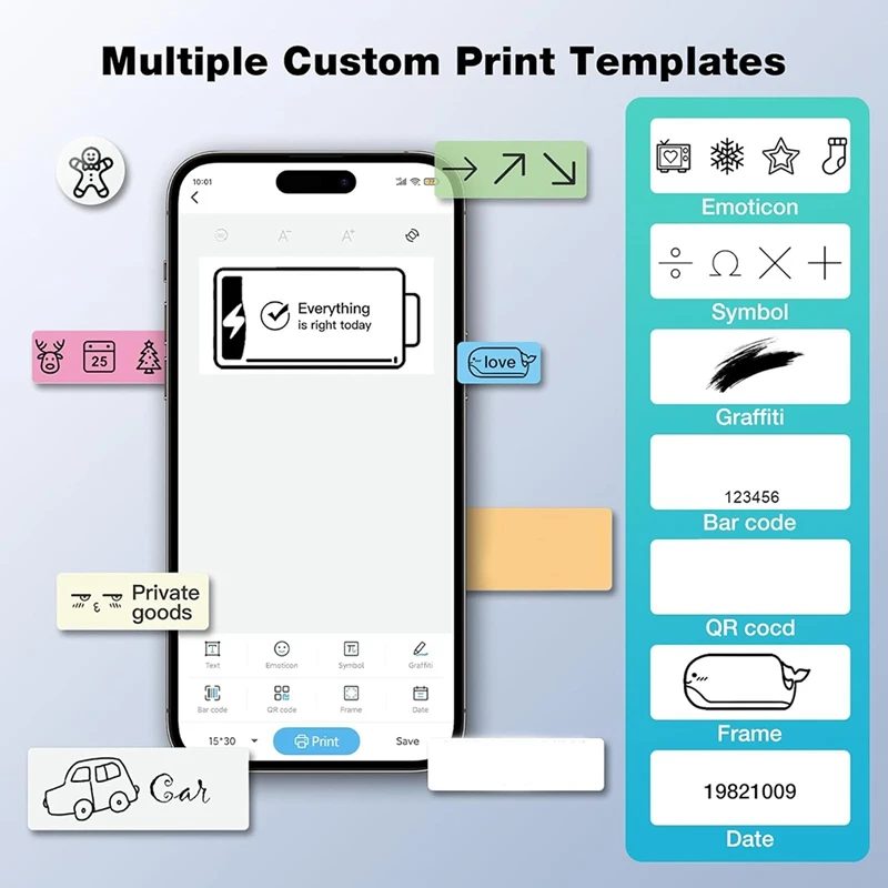 Машина для изготовления этикеток из АБС-пластика с лентой модель D11 Pro маленькая