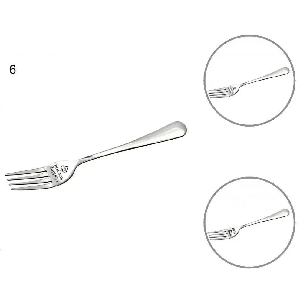 

Classy Looking Useful Fruit Cake Cutlery Tableware Fork Stainless Steel Fork Smooth Surface for Home