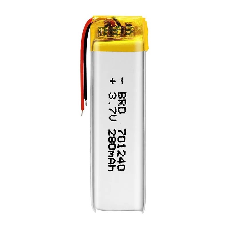 

3.7V 320mAh 701240 071240 Rechargeable Lithium Polymer Battery For MP3 MP4 MP5 GPS PDA Bluetooth Headset Smart Watch Lipo Cell