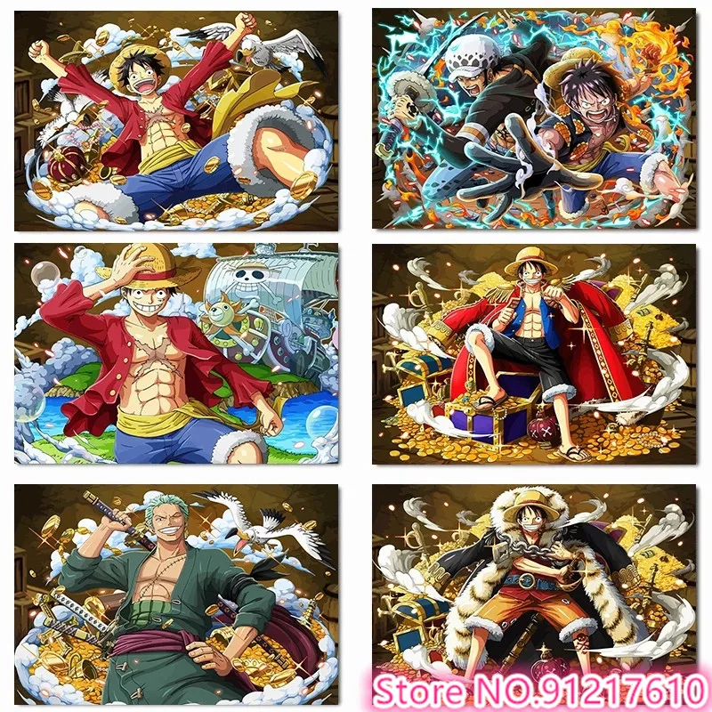 

Bandai Japan 1000 Puzzle Anime Straw Hat Luffy Treasure Hunt Art Children's Puzzle Leisure Puzzle Children's Holiday Gift