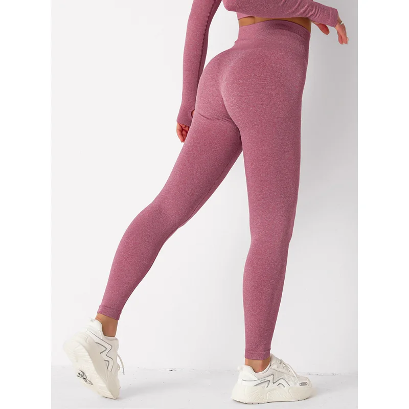 High Waist Sports Leggings for Women Yoga Leggings Fitness Seamless Knitted Leggings sexy Gym Running Activewear pants women
